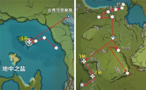 原神琉璃袋最新采集路线图2023