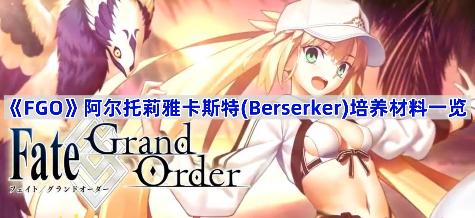 《Fate/Grand Order》阿尔托莉雅卡斯特(Berserker)培养材料一览