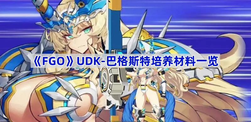 《Fate/Grand Order》UDK-巴格斯特培养材料一览