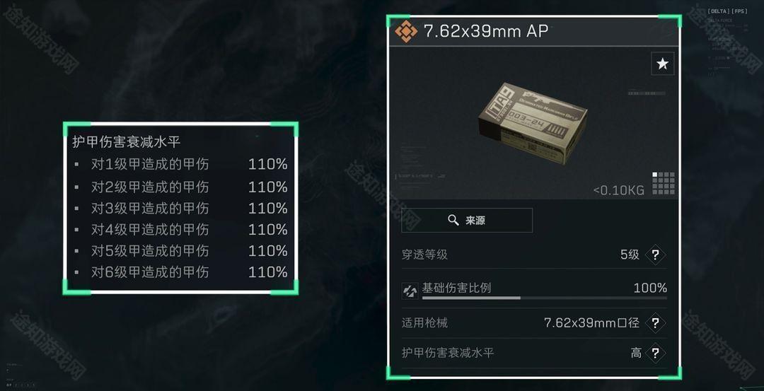 《三角洲行动》7.62x39mm弹药分类及适用武器介绍